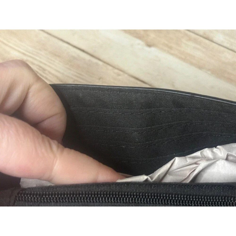CXL by Christian Lacroix Bali Caviar Small Clutch Wristlet Black MSRP $78.00